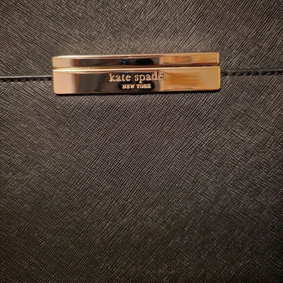 kate spade NEW YORK Maiden Way Saffiano Clarke , Black Handbag - Picture 3 of 8